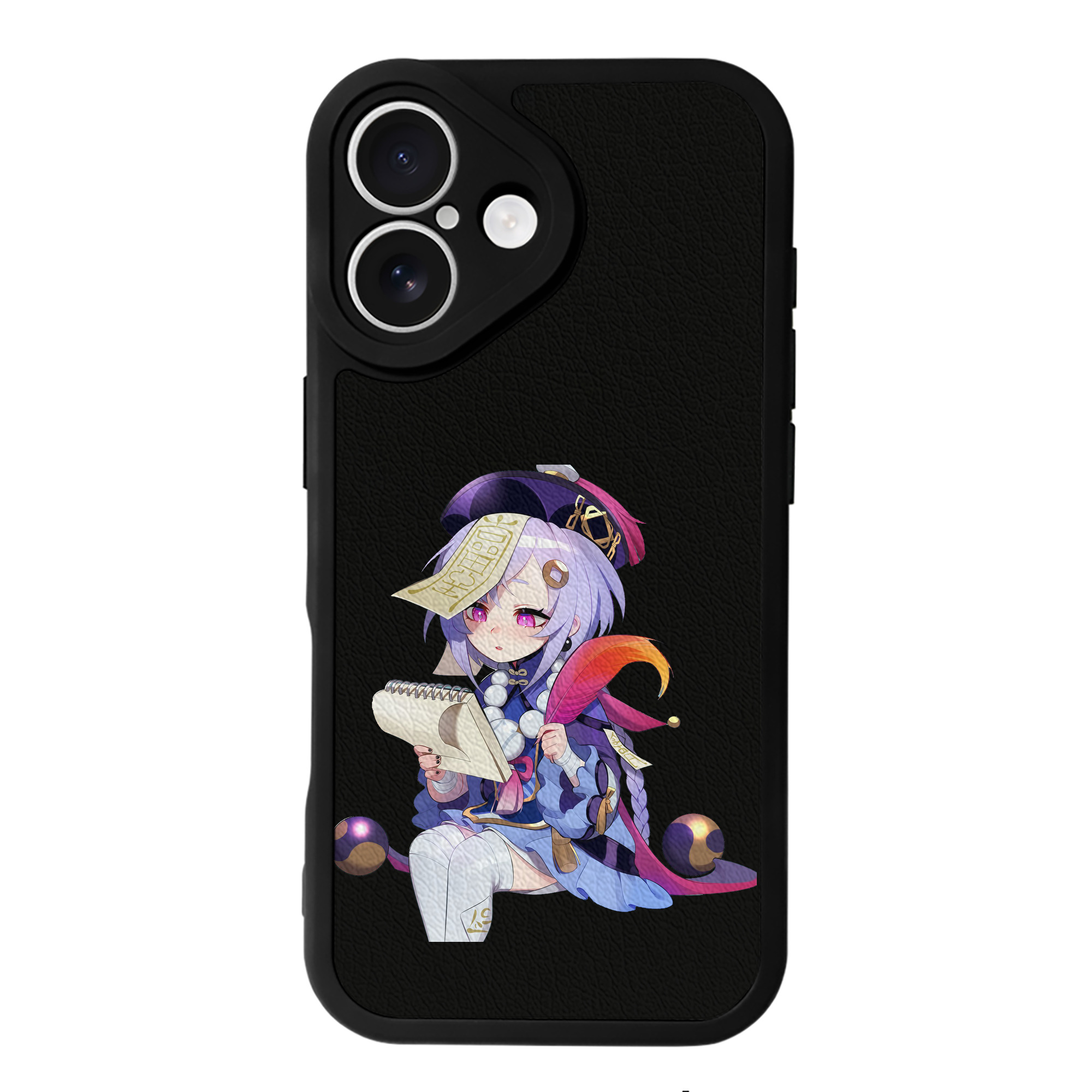 げんし神 七七 なな  genshin Nana 【iPhone 16シリーズ対応】シリコンスマホケース（レザー調） 材質：シリコン